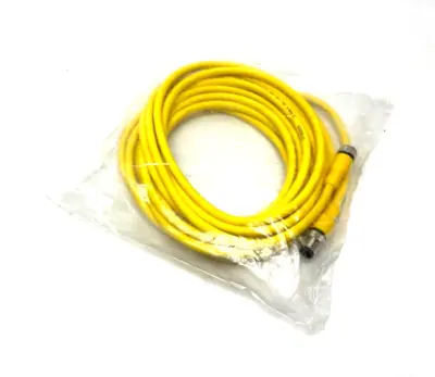 NEW TURCK EUROFAST DOUBLE ENDED CORDSET M12 M TO F