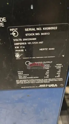 Miller Syncrowave 350 LX CC AC/DC Welder