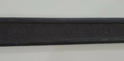 Forged Select Steel 739B Made In USA 1½" & 1⅜" Double Open End Wrench + Warranty