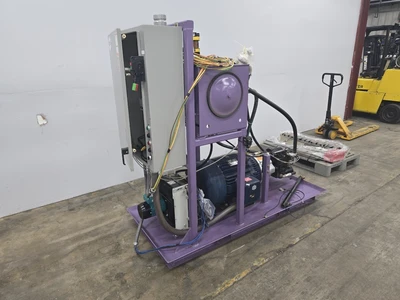 10 Cu. Yd (270 Cu.Ft) Skid Mounted Con-Tech Rotary Blender, 50 HP