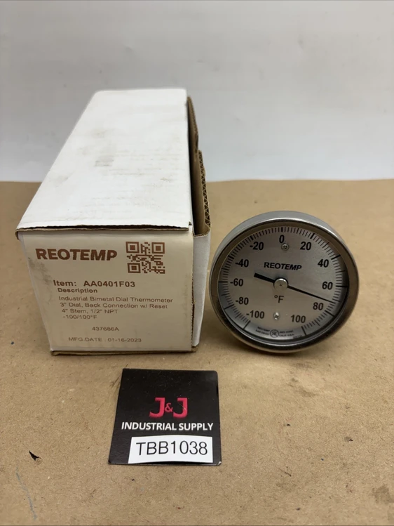 New | in-Stock REOTEMP AA 0401F03 Temperature Monitoring Indiana US | J&J Industrial Supply #935843