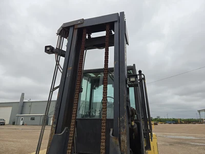 Hyster H280XL Diesel Forklift, Single Stage, Side Shift, Clamp, 14,460 Hours Indicated