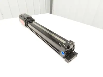 TOL-O-MATIC Rodless Pneumatic Band Cylinder 2" Bore 18.25" Stroke 100 PSI