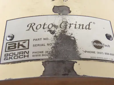 Bourn & Koch 12" Precision Roto-Grind Motorized Vertical Rotary Table Positioner