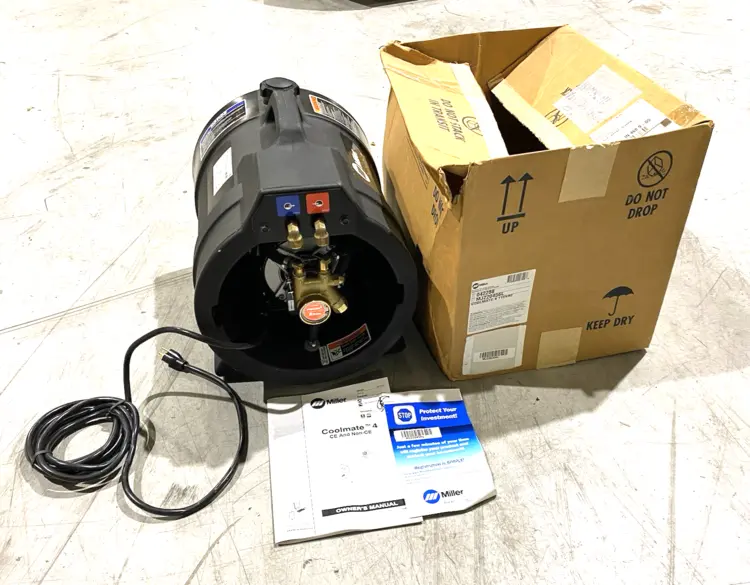 Used MILLER ELECTRIC COOLMATE™ 4 WATER COOLANT SYSTEM 115 V FOR WATER COOLED TORCHES Welding Machinery (Other) Michigan US | Maverick Industrial Sales #1122585