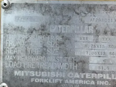 Used CATERPILLAR GP40K Liquid Propane Forklifts Ohio US | HGR 24 #1266469