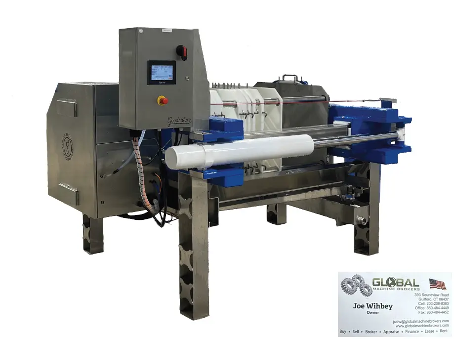 Goodnature Maximizer 12 Layer Series Juice Press With Conveyor 500GPH 240v