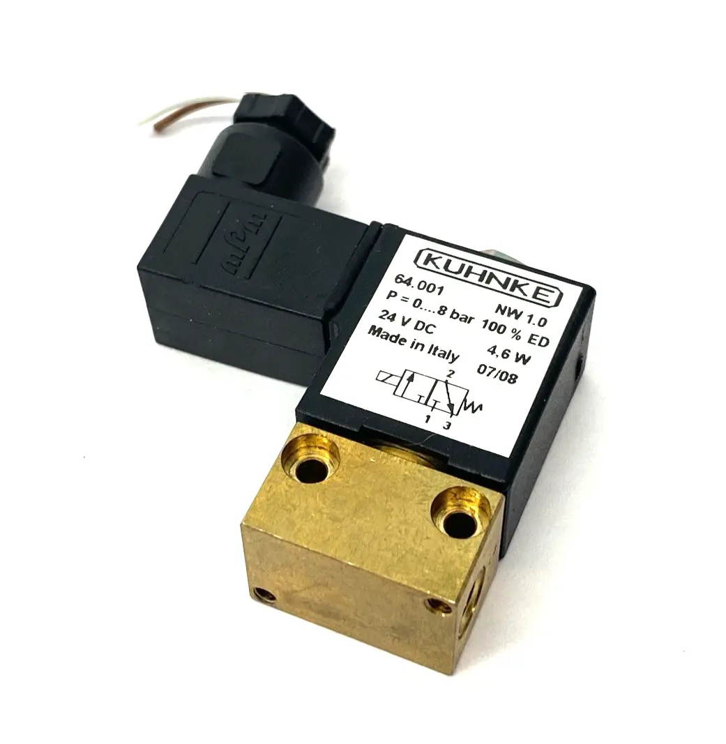 Used Kuhnke Solenoid Micro-Valve NW 1.0 24VDC 4,6W Solenoid Valves Michigan US | Maverick Industrial Sales #1398148