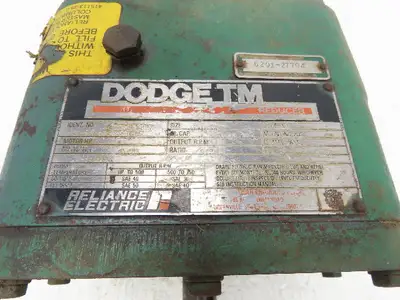 Reliance Dodge TM DR100A Inline Speed Reducer 9.3:1 Gearbox 4.6Hp Input