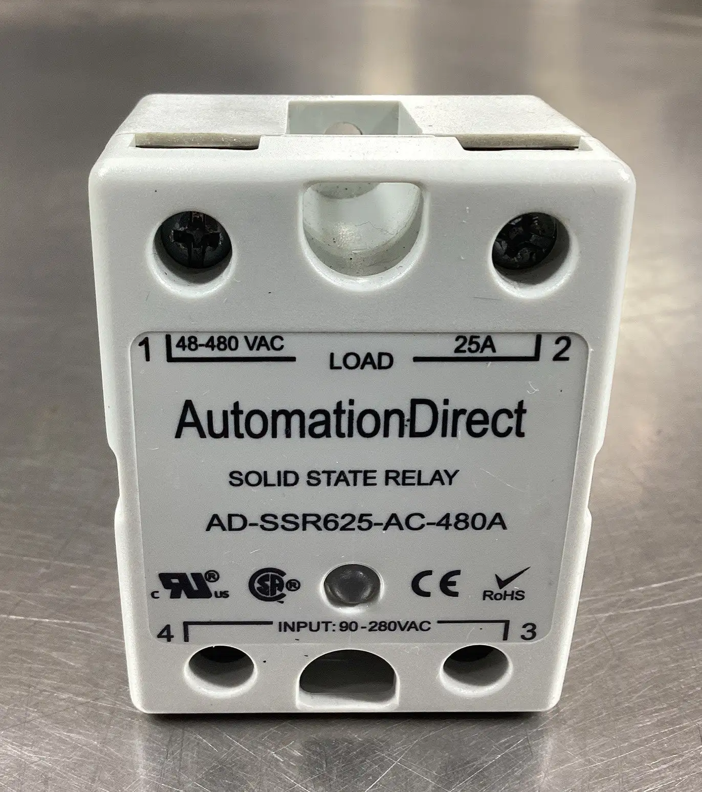 Used AutomationDirect AD-SSR625-AC-480A Relays & Switches | Palmetto Automation #1151775