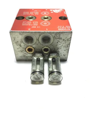 DropsA 672300 Feeder Block Valve 4 Out 0.25-3 C.C