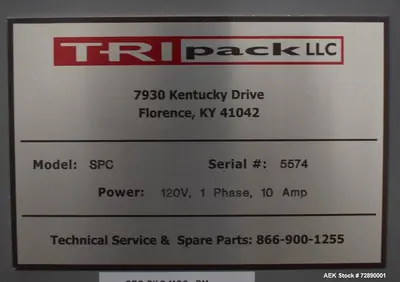 Used TRI-PACK TE-280 Cappers Illinois US | Aaron Equipment #86995