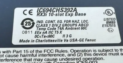 NEW GE FANUC IC694CHS392