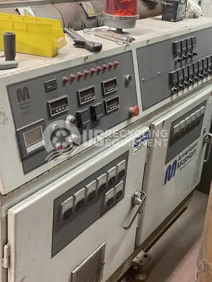 USED 2003 AMERICAN MAPLIN TWO (2) 3.5" EXTRUDERS