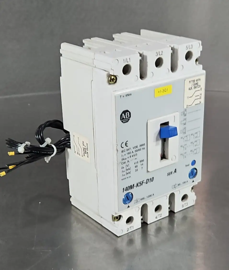 Allen-Bradley 140M- K5F-D10 Ser A CIRCUIT BRAKER. Loc 4F