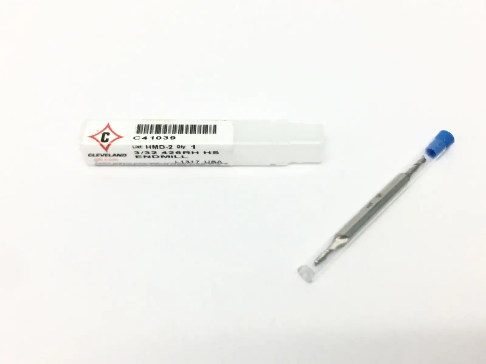New | in-Stock Cleaveland Square End Mill 3/32" End Mills Michigan US | Maverick Industrial Sales #1397645