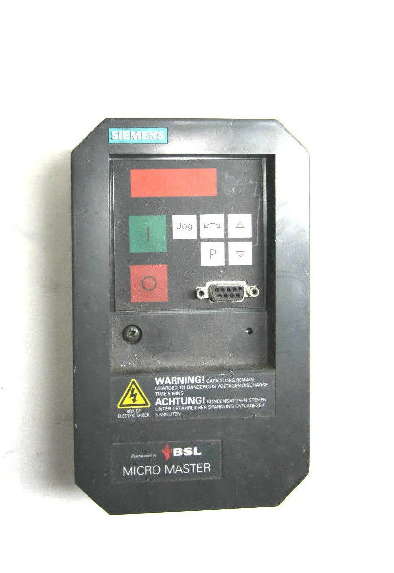 SIEMENS 6SE3112-1CA70-4AA0 MICROMASTER DRIVE 6SE31121CA704AA0