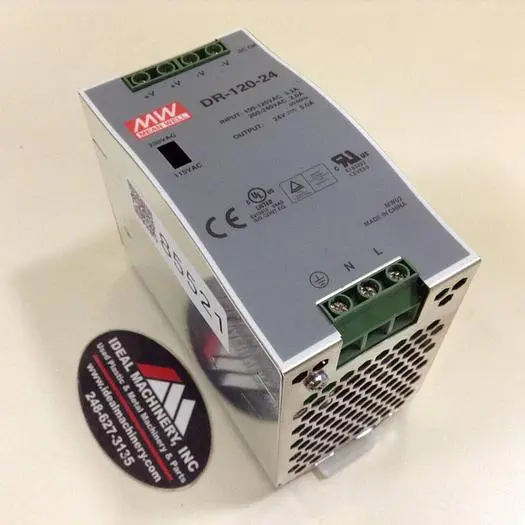 Used MEAN WELL DR-120-24 Power Supplies Michigan US | Ideal Machinery #574869