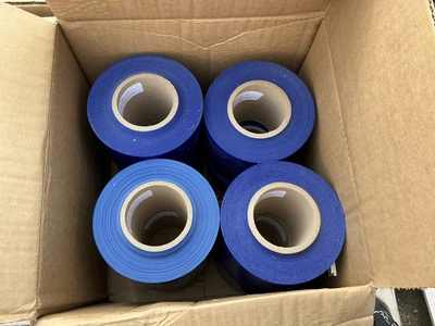 5.12" (130mm) X 600’ GL-510 lue perforated rolls at 19.69”
