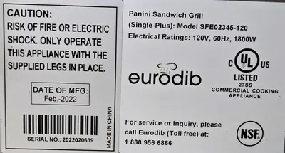 USED EURODIB SFE02345-120