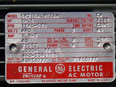 USED GENERAL ELECTRIC 5K215AL911AH