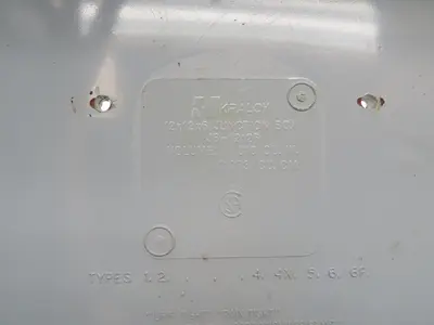 Kraloy JB-12126 Electrical Enclosure 12x12x6" PVC Pull Box