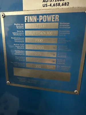 2000 FINN-POWER P5 FB Turret Punch, CNC | Asset Exchange Corporation (5)