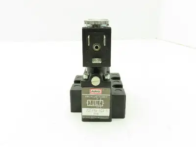 ARO A211SD-024-D Solenoid Spool Valve 5/2 5 Port 2 Position 24VDC 48VAC 1/8" NPT