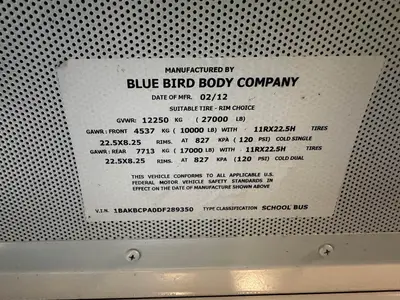 Used 2013 BLUE BIRD VISION Buses Florida US | Truck and Van Outlet #1509206