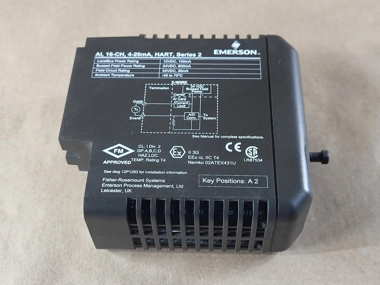 Used FISHER-ROSEMOUNT KJ3223X1-BA1 Misc Electrical & Power Parts British Columbia CA | Lenmark #259584