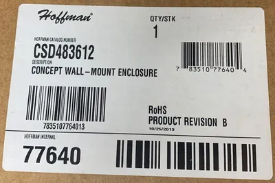 Hoffman CSD483612 Electrical/PLC/Automation | ESS Industrial Equipment Sales (2)