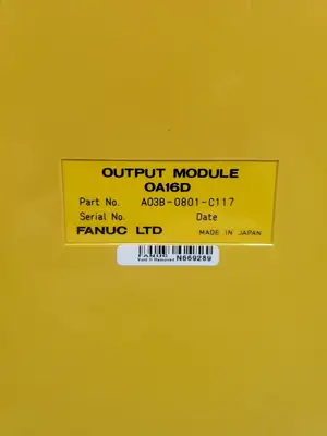 USED FANUC A03B-0801-C117 (OA16D) Output Module