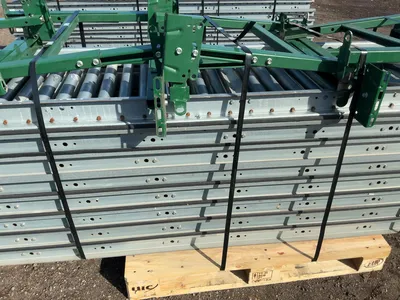 (8) 10’ Sections of Roller Conveyor, 24” wide, approx. 21.5” wide rollers, come with (8) adjustable ...