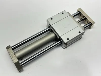 MGCLB20-150-R-H7CLS | SMC  Guided Pneumatic Cylinder 20mm Bore 150mm Stroke - Used
