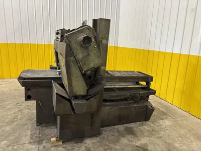 12" X 12" HYD-MECH MODEL #H-12A AUTOMATIC FEED HORIZONTAL SAW PLC-100 CONTROLS & NESTING: STOCK #23723