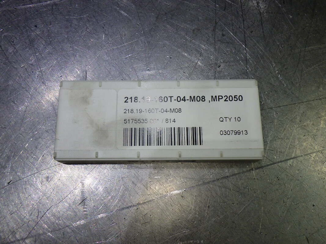 SECO Carbide Milling Inserts QTY10 218.19-160T-04-M08 MP2050 (LOC2852B)