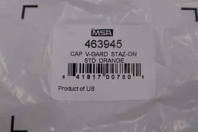 NEW V-Gard Slotted Hard Hat Cap Orange MSA 463945 STOCK H806