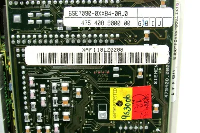 USED SIEMENS 6SE7090-0XX84-0AJ0 DRIVE BOARD W/ 6SE7090-0XX84-0AF0 CONTROL BOARD