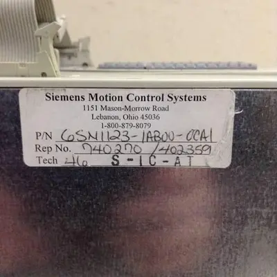USED SIEMENS 6SN1123-1AB00-0CA1