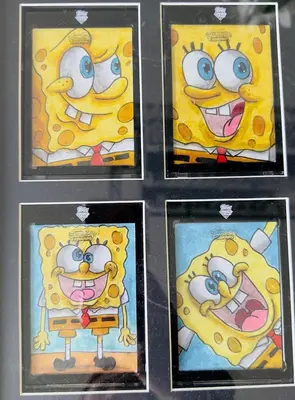 2025 Topps Chrome SpongeBob SquarePants  1/1 Sketch Card Ultimate Collection