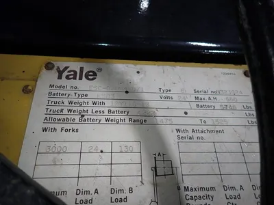 USED YALE ESC030G4S071
