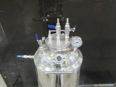 Lot of (2) Used USA Lab 100LB Jacketed Tanks – 304 Stainless Steel, 60L Capacity
