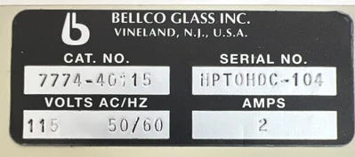 USED BELLCO 7774-40115, 1964-36000