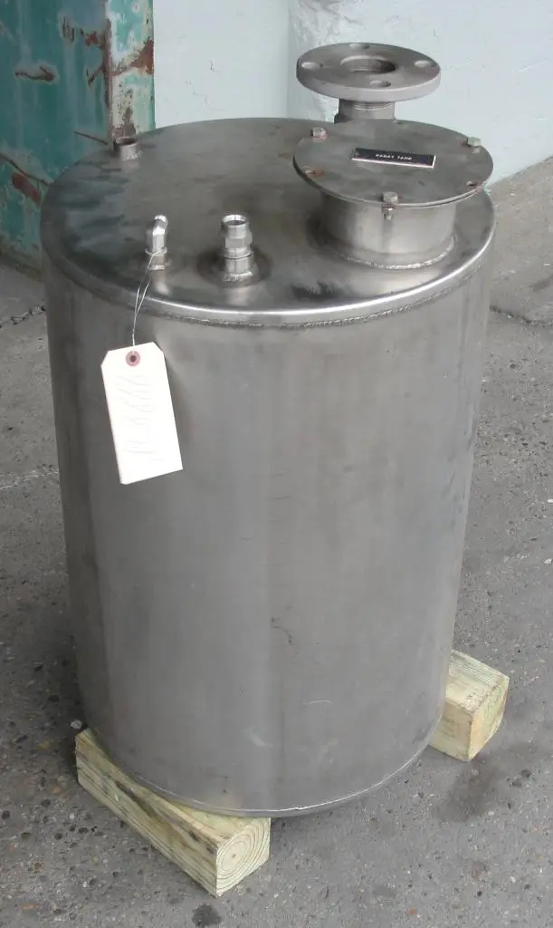 SPC8888  Tank 28 gallon vertical tank, Stainless Steel, flat