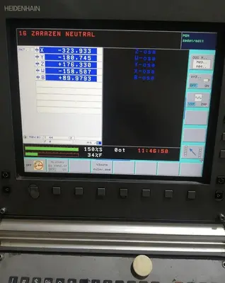 USED 1991 TOS WH 10 CNC