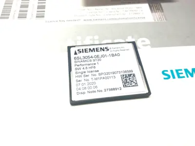 Siemens 6SL3054-0EJ01-1BA0 SINAMICS S120 CompactFlash Card SW 4.8 HF6 - New Other
