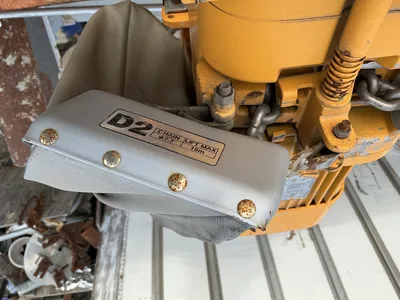 Yale 38′ Bridge Crane Harrington NER010L 1 Ton Electric Chain Hoist