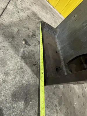 72" H X 36" W STEEL SLOTTED ANGLE PLATE: STOCK #23589