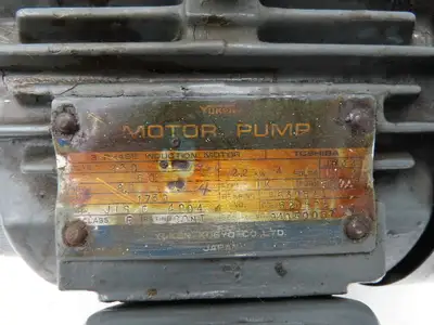 Yuken Toshiba AM16-00-2.2-4P Hydraulic Pump Motor 2.2kw 1730rpm 230/460V 3PH