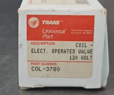 Trane COL-3780 Solenoid Coil 120v loc4C29